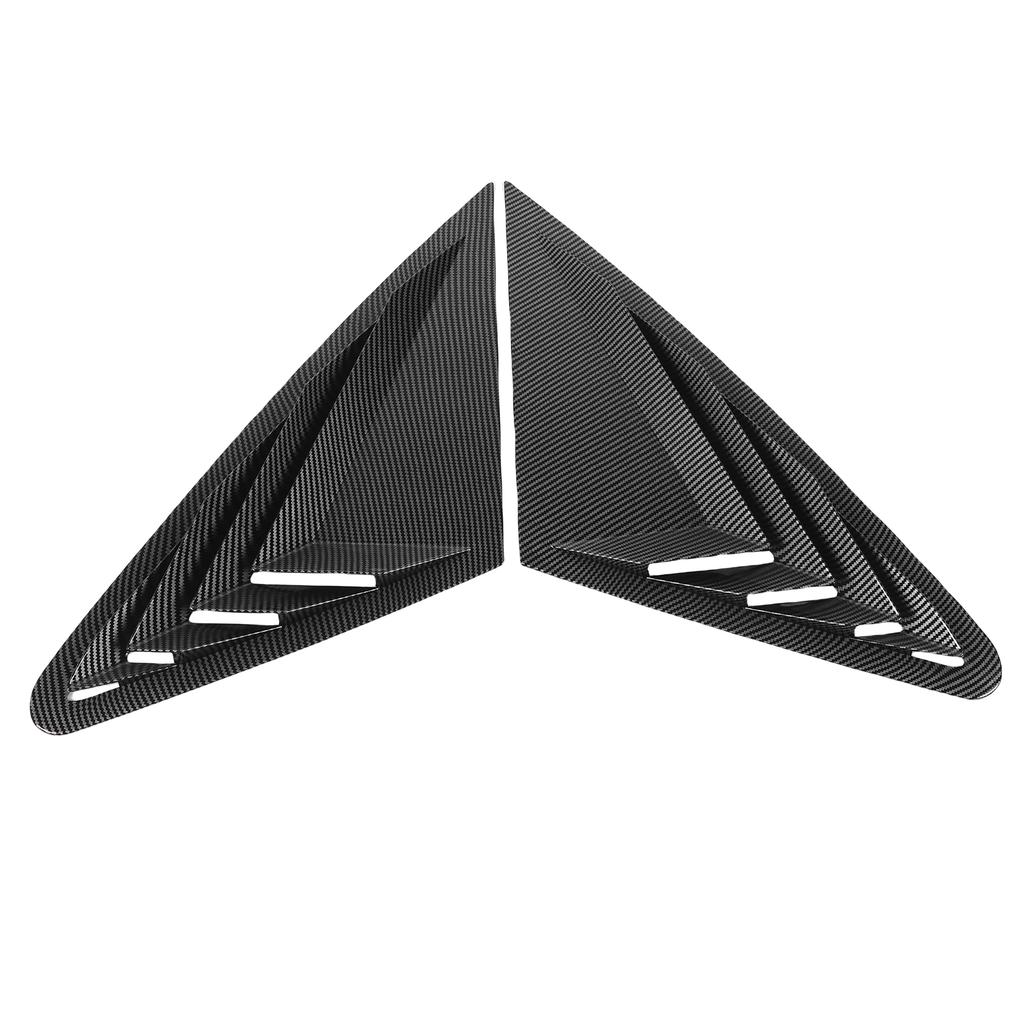 2Pcs Rear Side Window Louver Cover Left Right Rear Window   Vent Scoop Shutter Cover Blind Replacement for FY   2018-2024