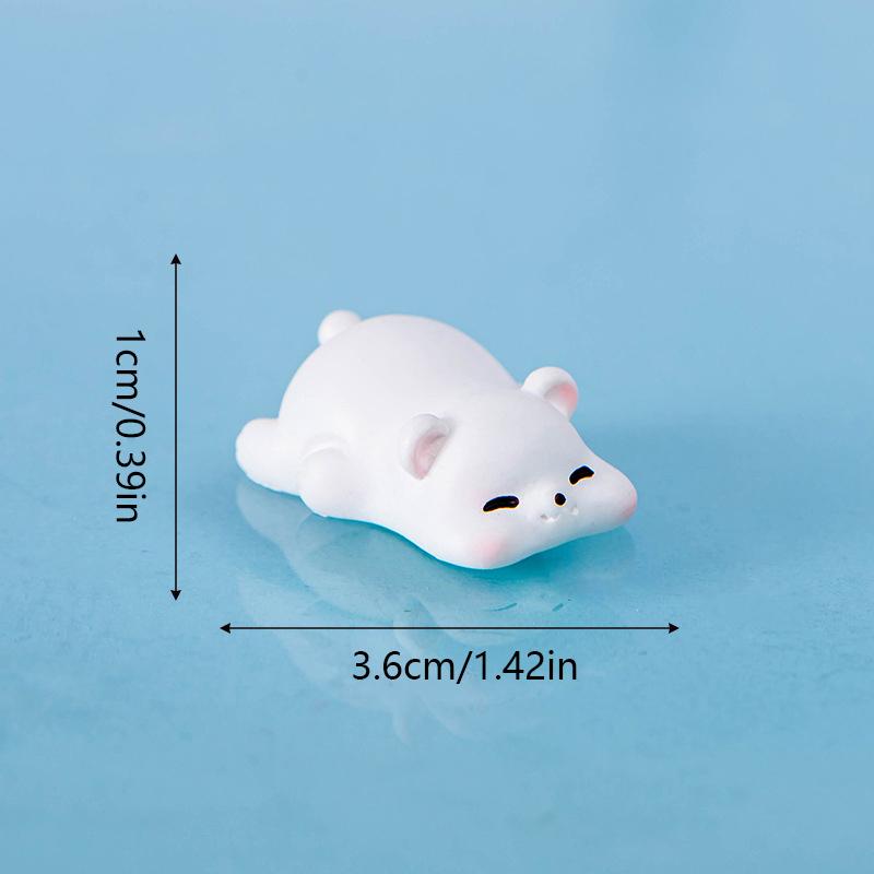 Miniature Cute Polar Bear Micro Landscape Ornaments For Home Decorations Kawaii Animal DIY Desk Crafts Decor Accessories Gifts