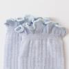 Baby Girls Socks Summer Breathable Mesh Ruffle Trim Long Baby Socks Solid Color  Anti-Mosquito Socks for Toddler Infants