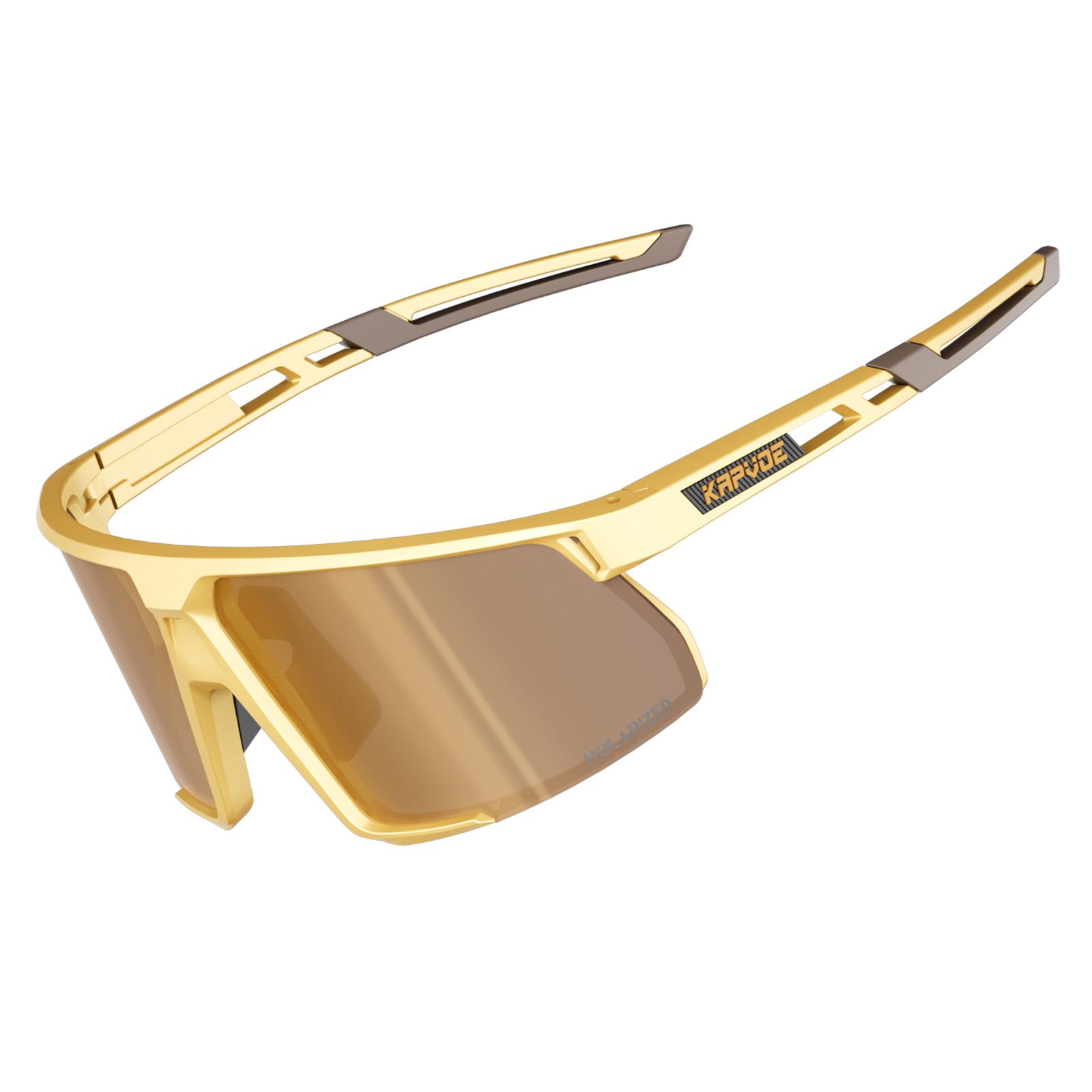 

Kapvoe Cycling Sunglasses Cycling Eyeglasses UV400 MTB Man Sports Bicycle Sunglasses Goggles Outdoor Riding Bike Eyewear Polarized lens
