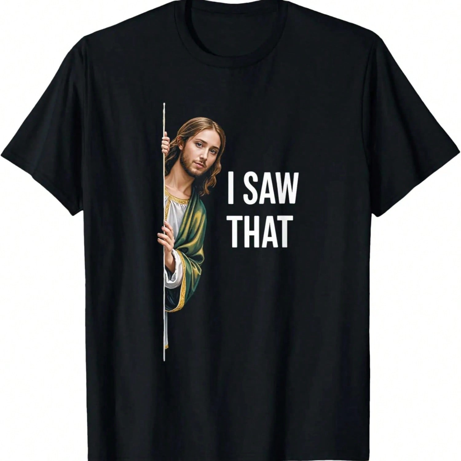 Jesus Loves You Graffiti T-Shirt S