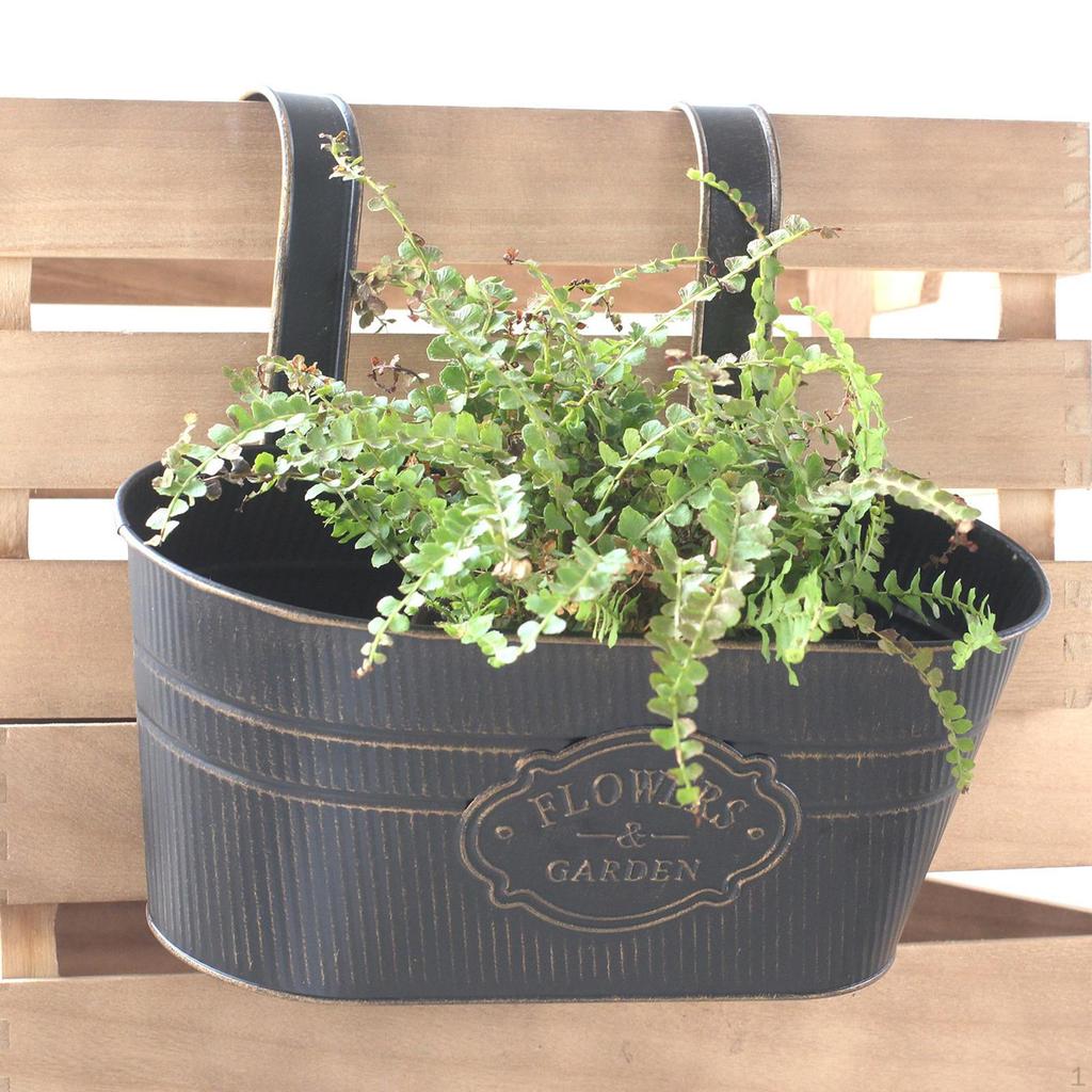 Hanging Planter for Balcony Railings - Trendy Plant Display