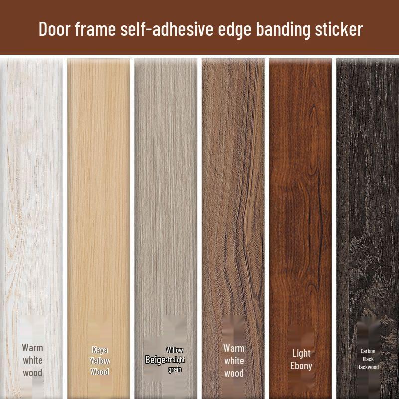 Self-Adhesive Wood Grain Door Frame Repair Trim Strip