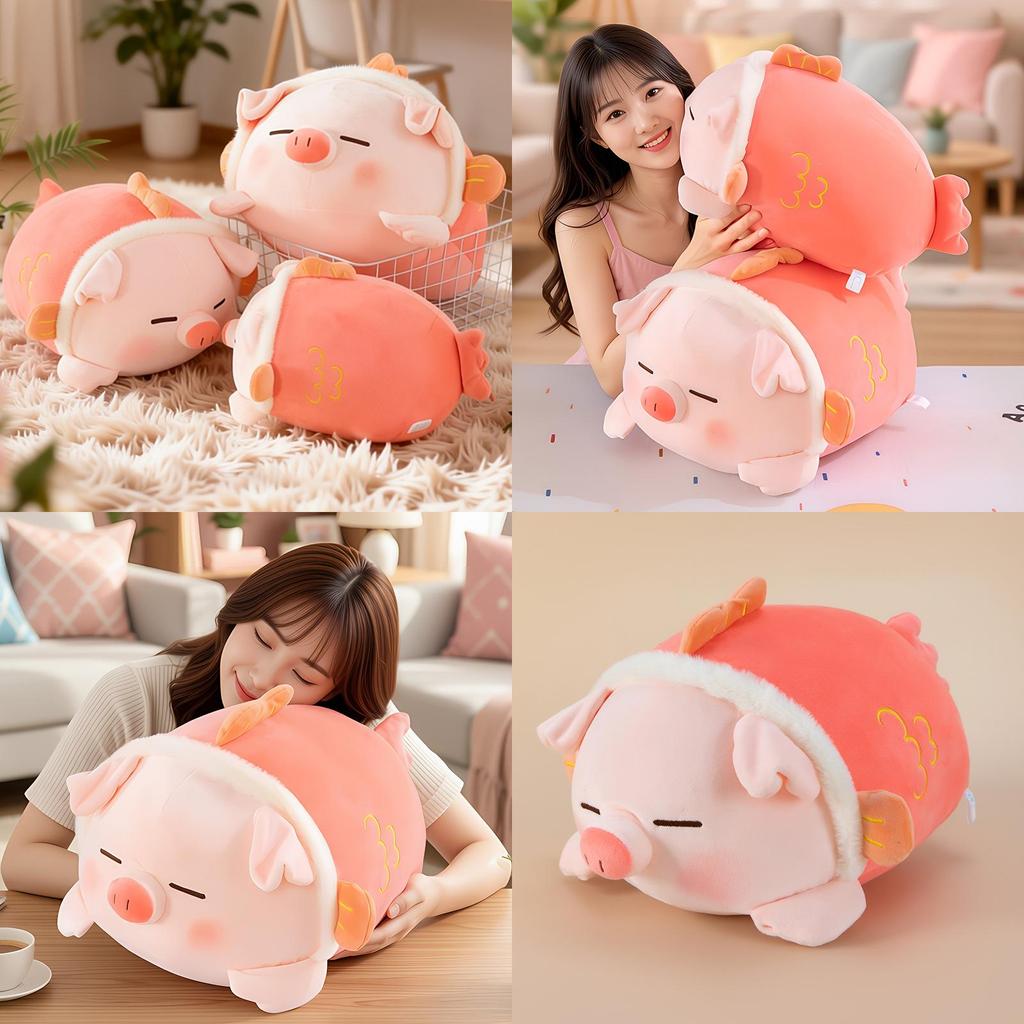 Plush Pig Toy With Pp Cotton Filling For Kids And Adults Perfect As Birthday Gift