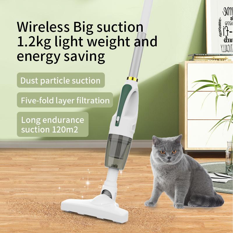 Portable wireless household handheld vacuum cleaner small large suction mini high power silent vacuum cleaner