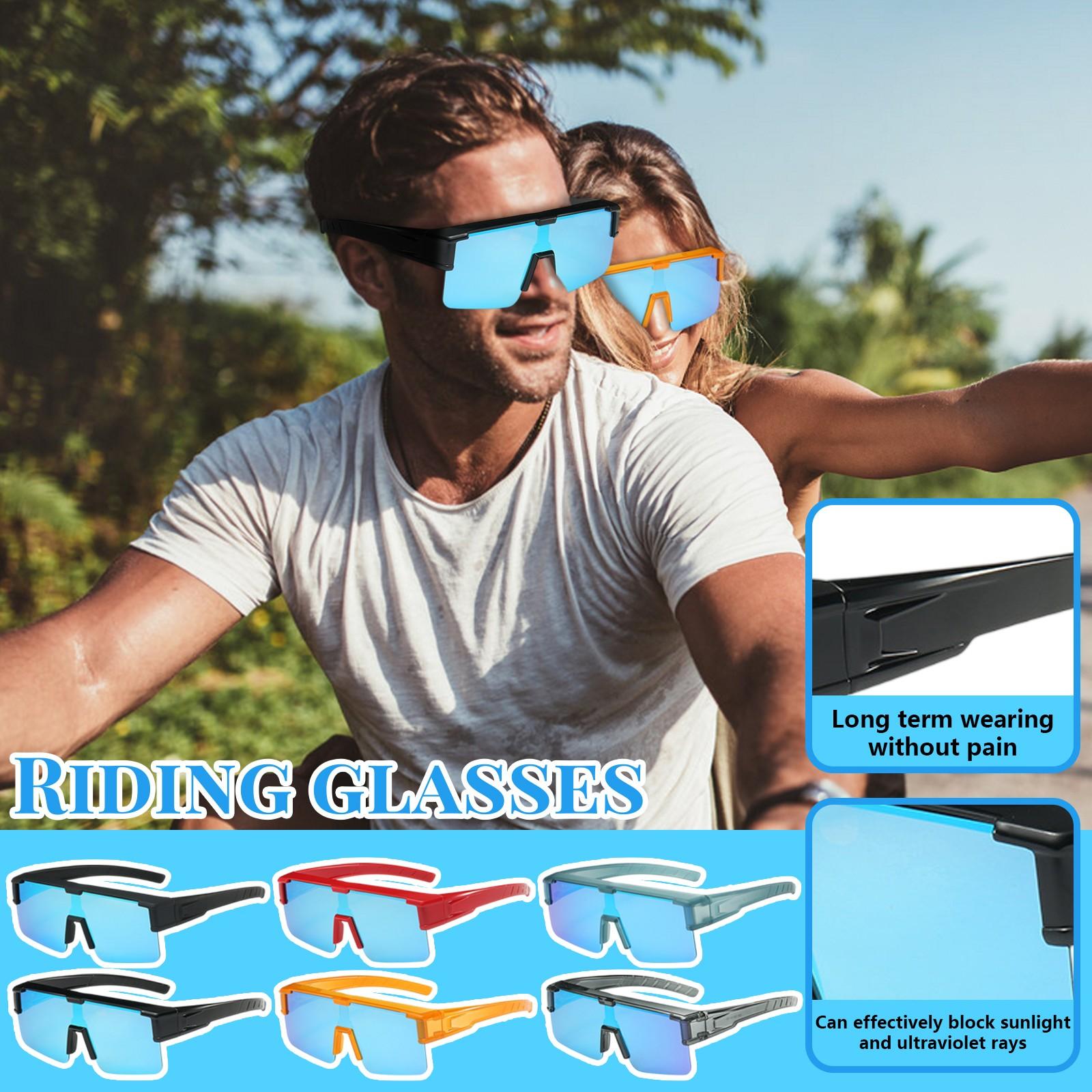 

Поляризованные солнцезащитные очки накладки для мужчин и женщин, защита от УФ-лучей, спортивные облегающие для вождения, езды на велосипеде, рыбалки One Size