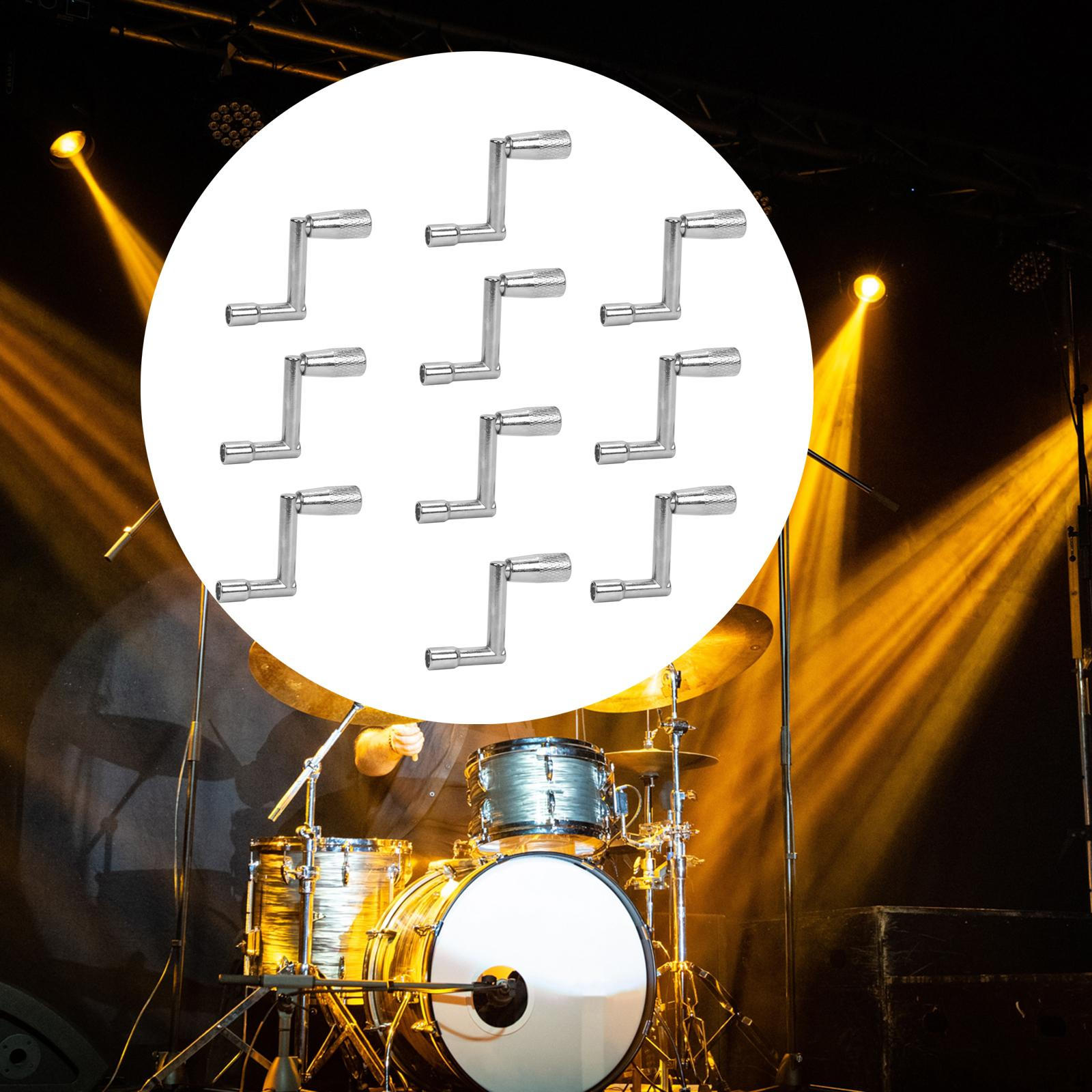 

10 Pieces Drum Tuner Key Universal Durable Ergonomic Tuning Percussion Instrument Z style