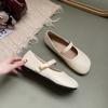 Neue Damen-Frühlings-Outdoor-Schuhe Rundzehen-Design Mary Jane Schuhe Damen Freizeitschuhe Flache Schuhe Arbeitsschiffschuhe Große Größe