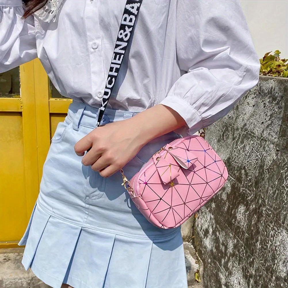 Small Zipper Crossbody Bags for Women Shoulder Messenger Bag for Girl Handbag Fashion Phone Purse