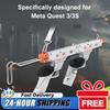 For Meta Quest 3/3S VR Gun Stock Enhanced Shooter Gaming Experience Controller Grips Gunstock VR Shooting Game Accessories