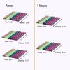 10Pcs Colorful Hot Melt Glue Sticks For Electric Glue Gun Craft 7mm Adhesive Glitter Wax Stick Home Craft DIY Repair Tool
