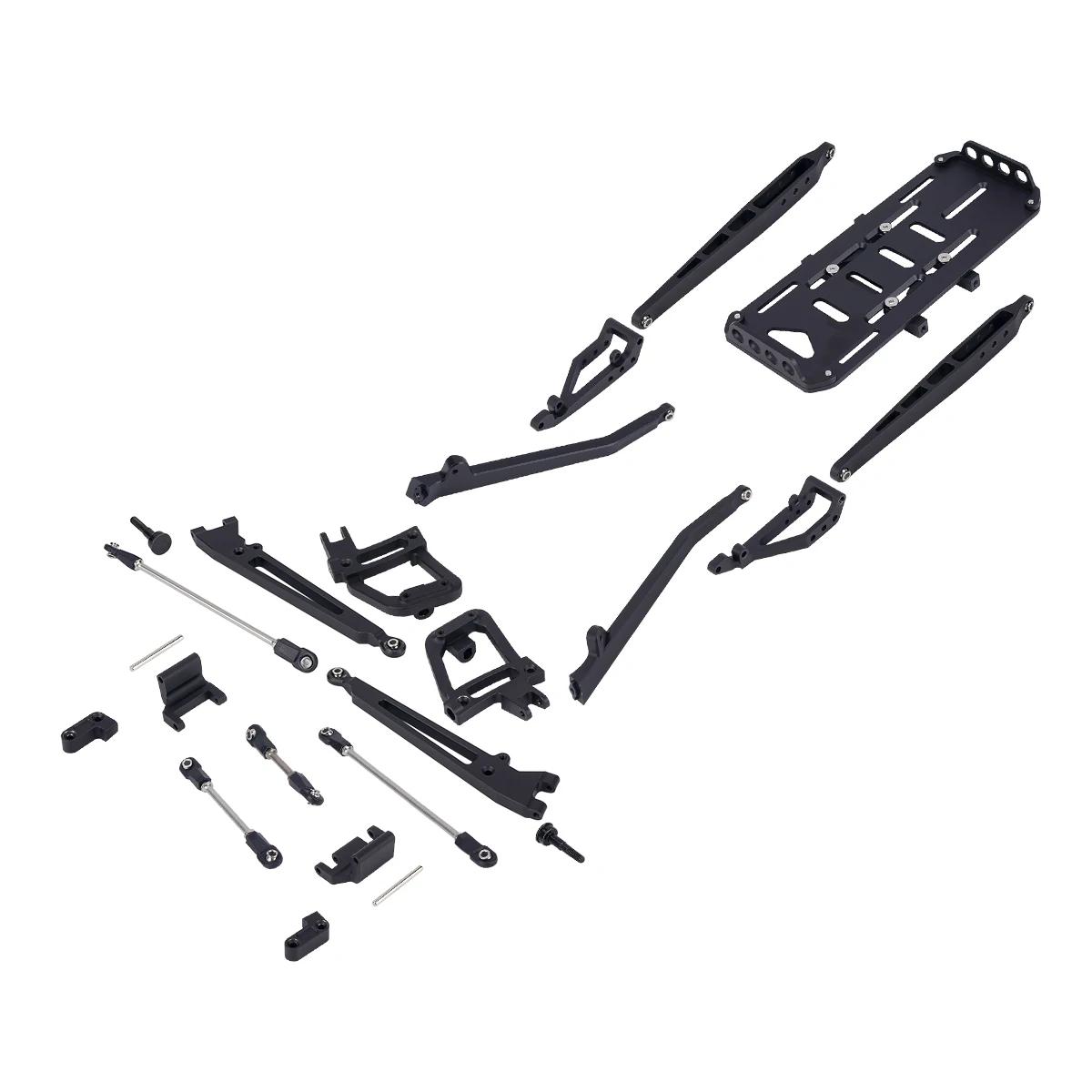 

Metal Twin I-Beam 2WD Pre-Runner Suspension Conversion Kit for 1/10 RC Crawler Car SCX10 I II 90046 90047 Axle Upgrade Part срібний