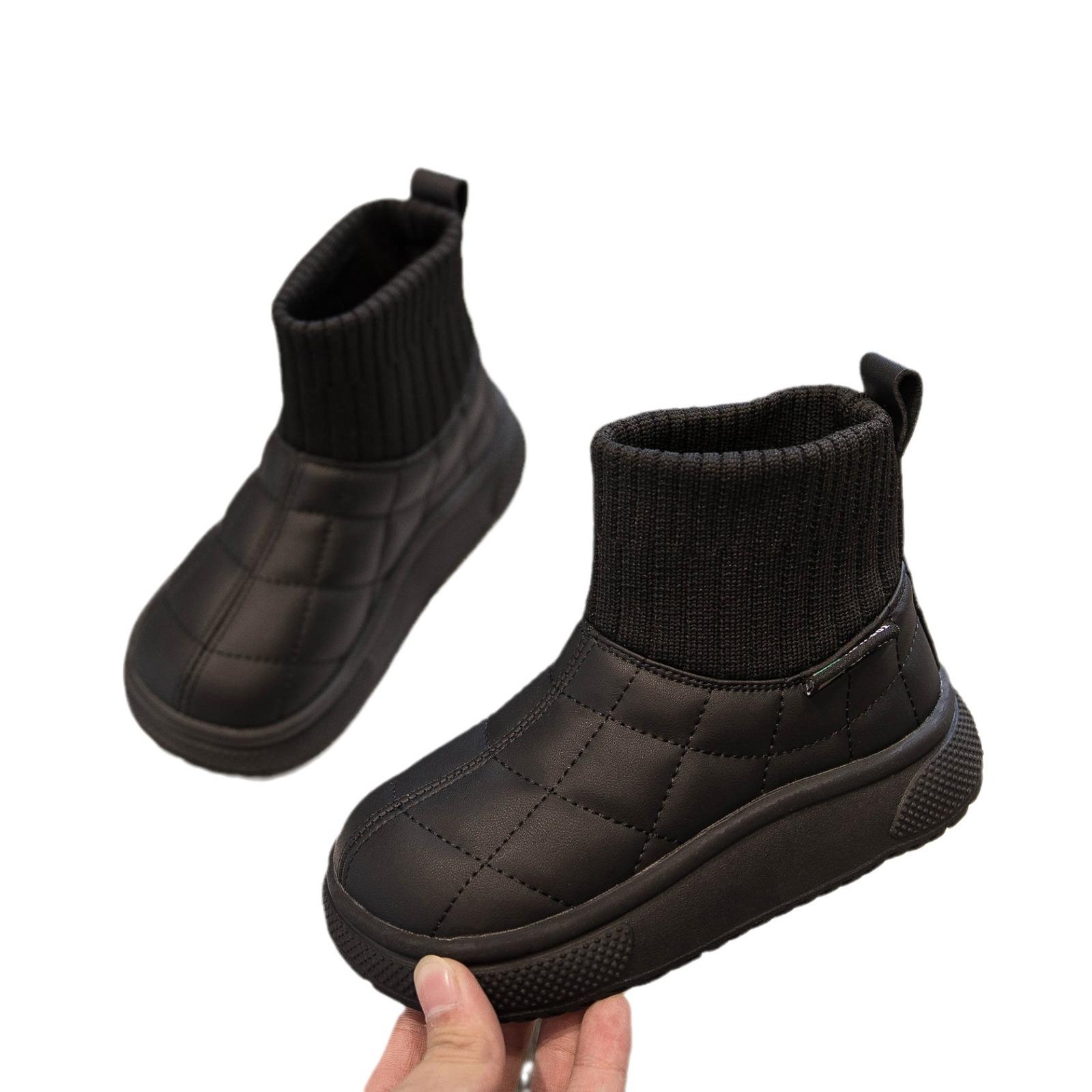 

Зимние новые детские сапоги короткие сапоги 32 чёрный