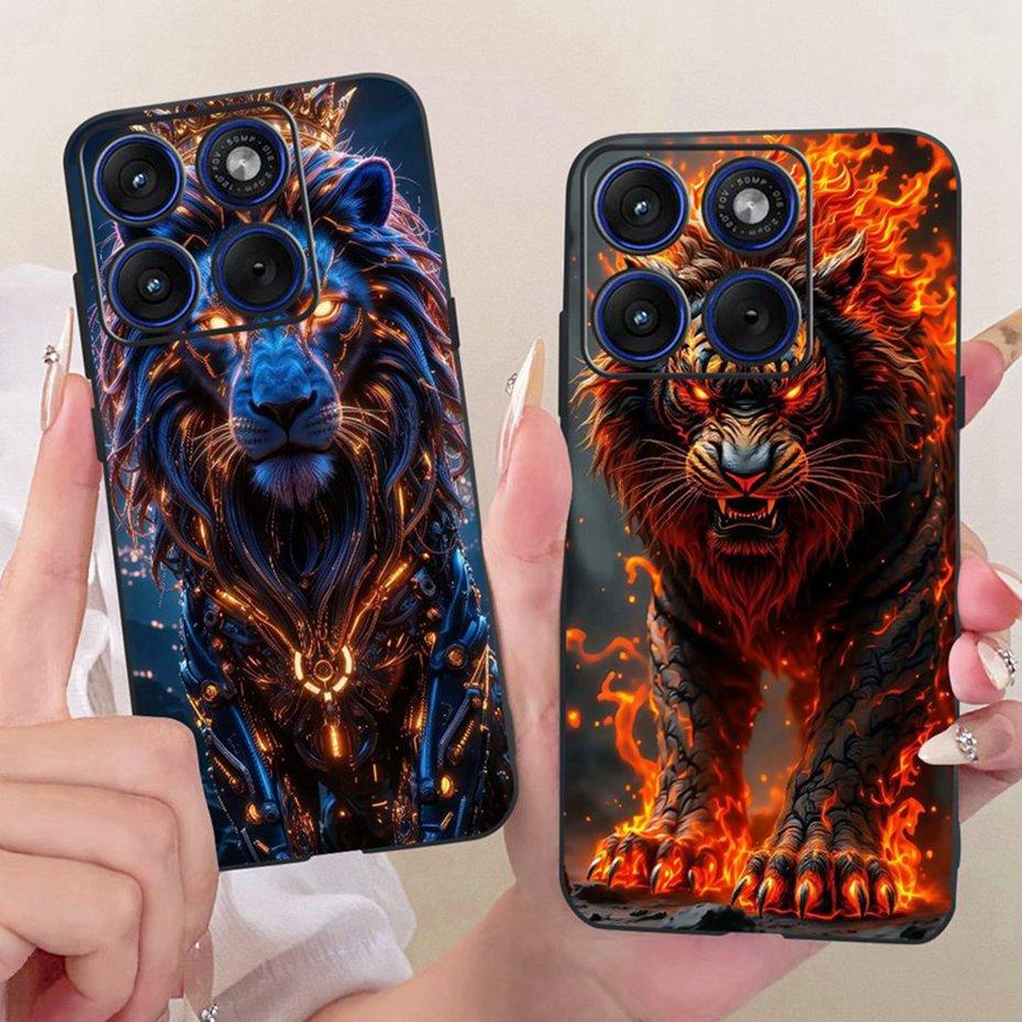 Fashion Cool Case For Motorola Edge 70 / Moto X70 Air 5G Soft Black Silicone TPU Back Cover For Motorola Edge70 Phone Cases