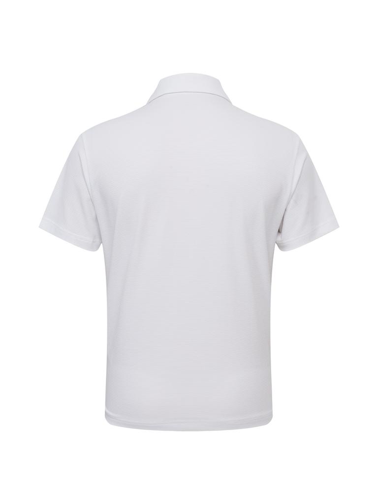 EIDER Coolution Men'S Ice Bubble Short Sleeve Polo Shirt_White