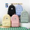 Four-Piece Backpack Set Student Large Capacity Backpack Women's School Bag