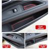 Silica Gel Car Gate Slot Cup Pad Door Groove Mats Anti-Slip Pad For Peugeot 3008 5008 GT 2016 2017 2018 2019 2020 2021 2022 2023