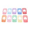 Kids Valentines Cards Set - 30 Jar Designs with Adhesive & Bags