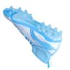 New LiNing MG Rubber Short Studs Cushioning Breathable Soccer Shoes Men's White Blue YSFU035-2