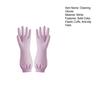 1 Pair Nitrile Cleaning Gloves Reusable Waterproof Tear-Resistant Kitchen Dishwashing Housekeeping Gloves