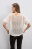 Soft Mirage ecru alpaca and virgin wool sweater /