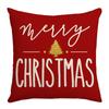 New Christmas Cartoon Pillow Cover Sofa Bedside Linen Printed Gift Square Cushion Cover