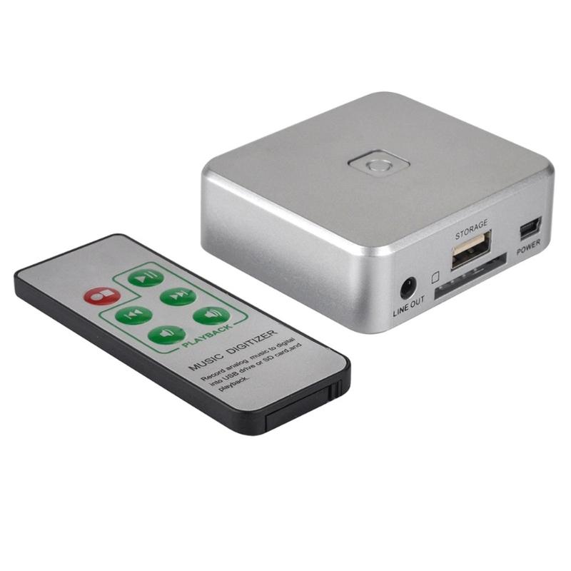 Music Digitizer Recorder for Music Sound Capture Device MP3 Recorder Converter Support Memory Card With Remote