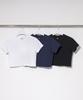 BASIC HOUSE Women'S Round Crop Short Sleeve T-Shirt Black Lats0202