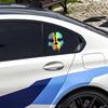 BLKUOPAR Call of Duty Ghost Head Skull Silhouette Car Sticker Waterproof Sunscreen Die Cut Windows Trunk Motorcycle Car Styling