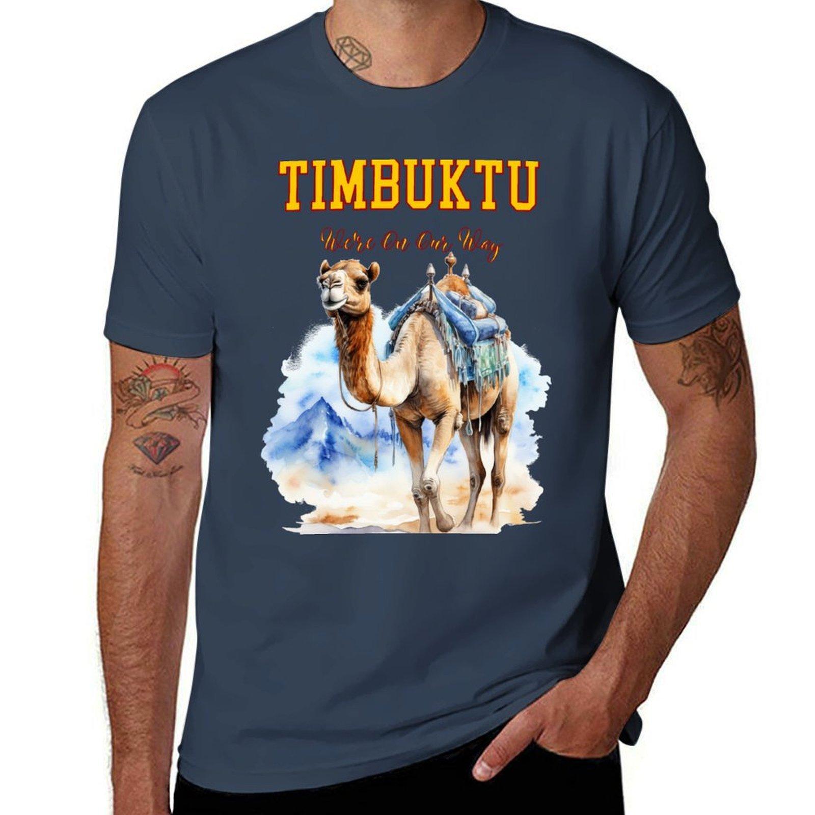 Journey To Timbuktu Camel Expedition Tshirt Holiday Lightweight Tshirt S