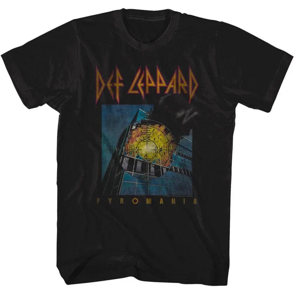 Def Leppard Faded Pyromania Men s T Shirt 2XL