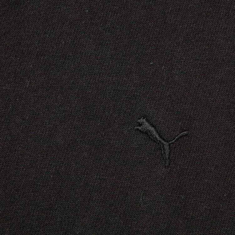 Puma Classics Select Haus Round Neck Dopamine Casual Simple Short Sleeve T-Shirt Unisex Tops Black 631558-01