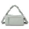 Women's Solid Shoulder Bag Lightweight Multi-compartment Nylon Bag