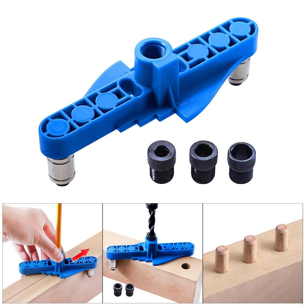Hole Doweling Kit Puncher Scriber Line Drawing Marker for Woodworking Drill and Marking