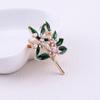 Korean Temperament Brooch Delicate Branch Pearl Drop Oil Brooch New Fashion Still Decorated Female Accessories Party Gift Brooch