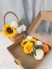 Faux Flowers Combo Artificial Flowers Box Set DIY Bouquets for Wedding Flowers with Leaves and Stems Handmade Floral Arrangements Bridal Home Decor