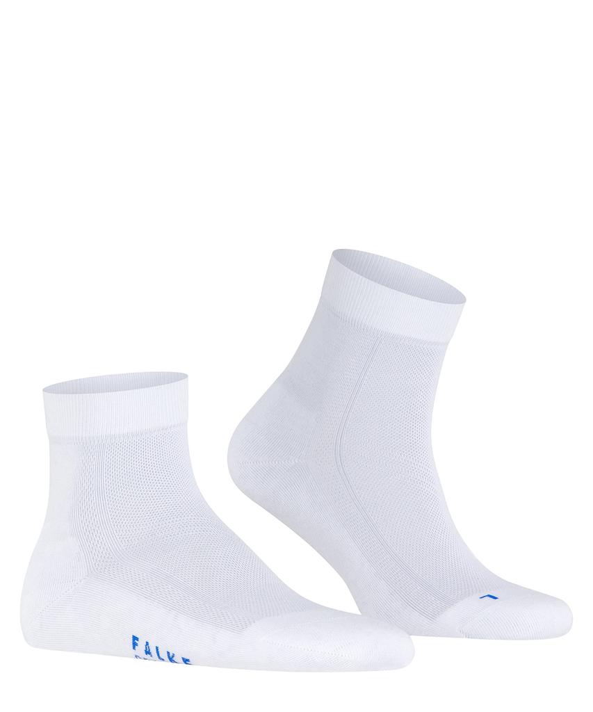 FALKE och Bomull Kort 16602 COOLKICK Storlekar 2001 Vit Herr Dam Strumpor, SSO, 42-43, [Äkta]