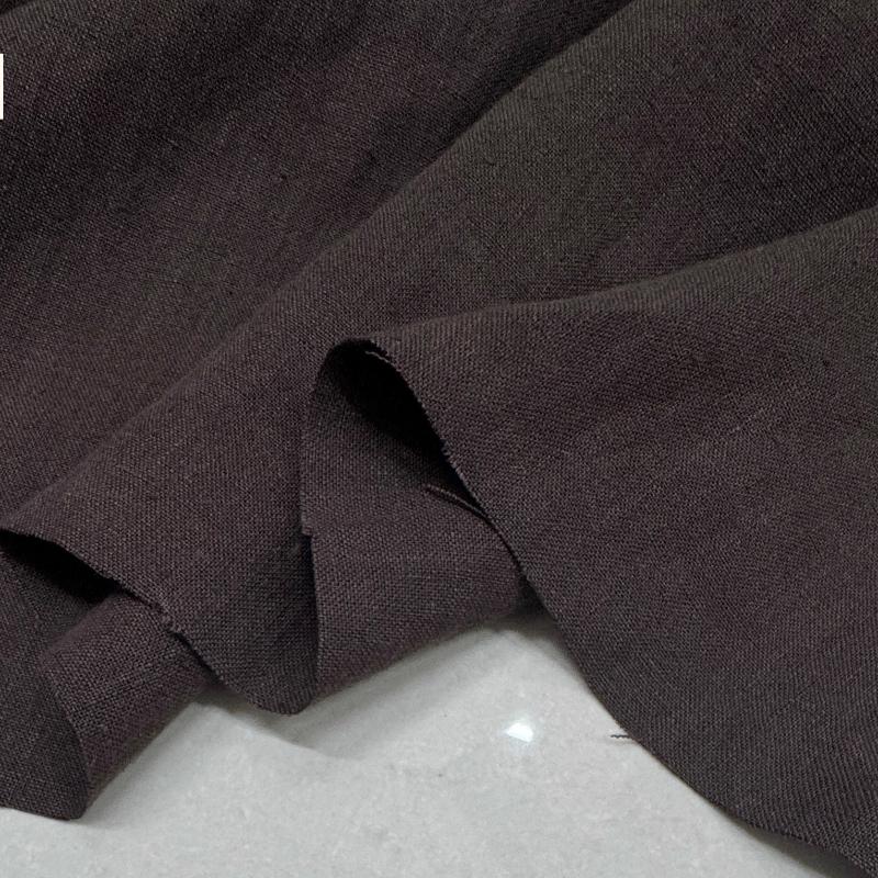 

Ткань для Hanfu из льна и рами для шитья 100% натуральная, окрашенная пряжей, для платьев, халатов, тонкая, DIY, ручная работа, дизайнерская, высокое качество 100x140cm