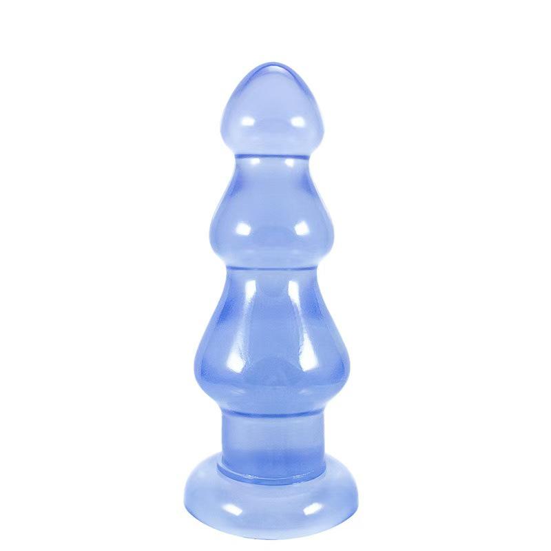 Extra Large Beaded Anal Plug with Rolling Jewel - Erotic Massage Toy for Men & Women