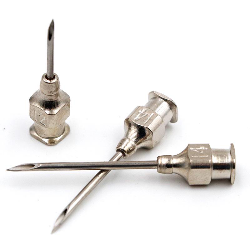 Veterinary Stainless Steel Animal Injection Needle for Pigs, Cattle, Sheep - Metal Syringe for Vaccinations