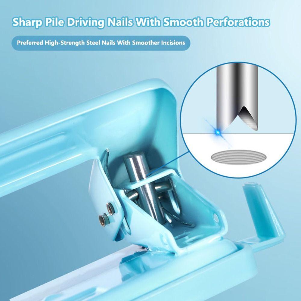 DIY Punching Tool Double Holes Puncher Metal Round Paper Puncher Round Hole Puncher Stationery