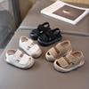 Summer New Boys' Baby Shoes Soft Sole Sandals Girls' Infant Closed-toe Beach Shoes Velcro Walking Shoes