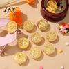 Stationery Sealing Tool 10 Pcs Wax Seal Stamp Head Replacements, Vintage Flower Pattern Zinc Alloy Brass Heads for Envelope, Invitations, Wedding,