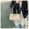 Xeie Thuk Tote Bag Women PU Woven Texture Handheld Shoulder Daily Commute