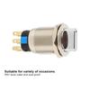 19mm Rotary Changeover Stainless Steel 3 Pin And 2 Level/6 Pin And 3 Level Selector Switch Durable IP67 Change Over Knob Switch