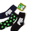 Mode Unisex Cartoon Katze Kunst Lustig Alien Planet Bequem Herbst Winter Kreativ Warm Baumwolle Halloween Party Socken