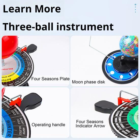 Solar System Model Kit Kids Sun Earth Moon Orbital Model Kit Astronomy Science Education Teaching Tool