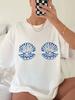 With Blue Seashell Designs Stylish and Comfortable Casual Wear Perfect for Outfits Ideal for Selfies and Chill Aesthetic Clothes