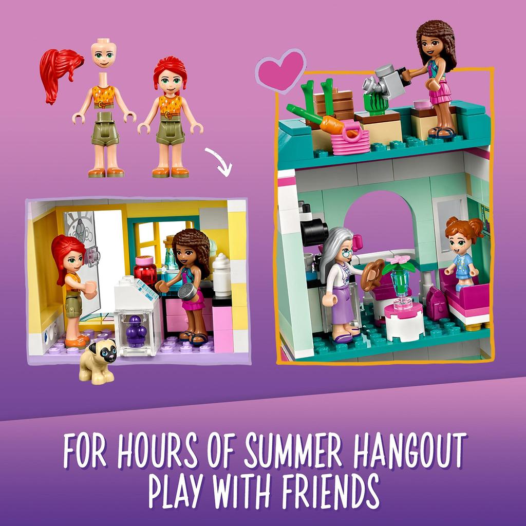 LEGO Friends Surfer's Beach House 41693 Toy Doll Girls Ages 6 and Up