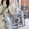 New Girls' Ribbon Y2K Ita Bag Sweet Ladies Large Capacity Shoulder Bag Street Trend Crossbody Bag Daily Commuting Tote Bag